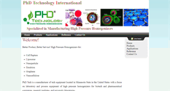 Desktop Screenshot of phdtechintl.com